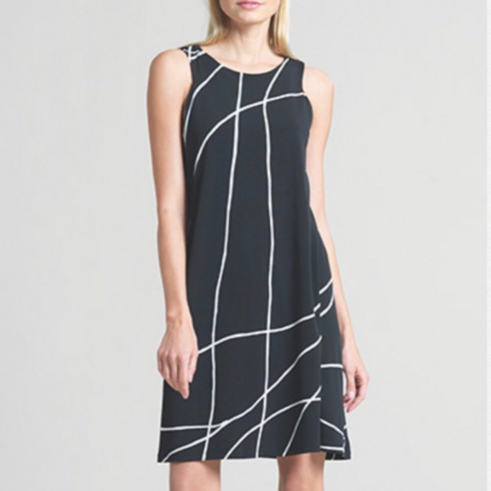 Clara Sunwoo Swing Dress in Black/White